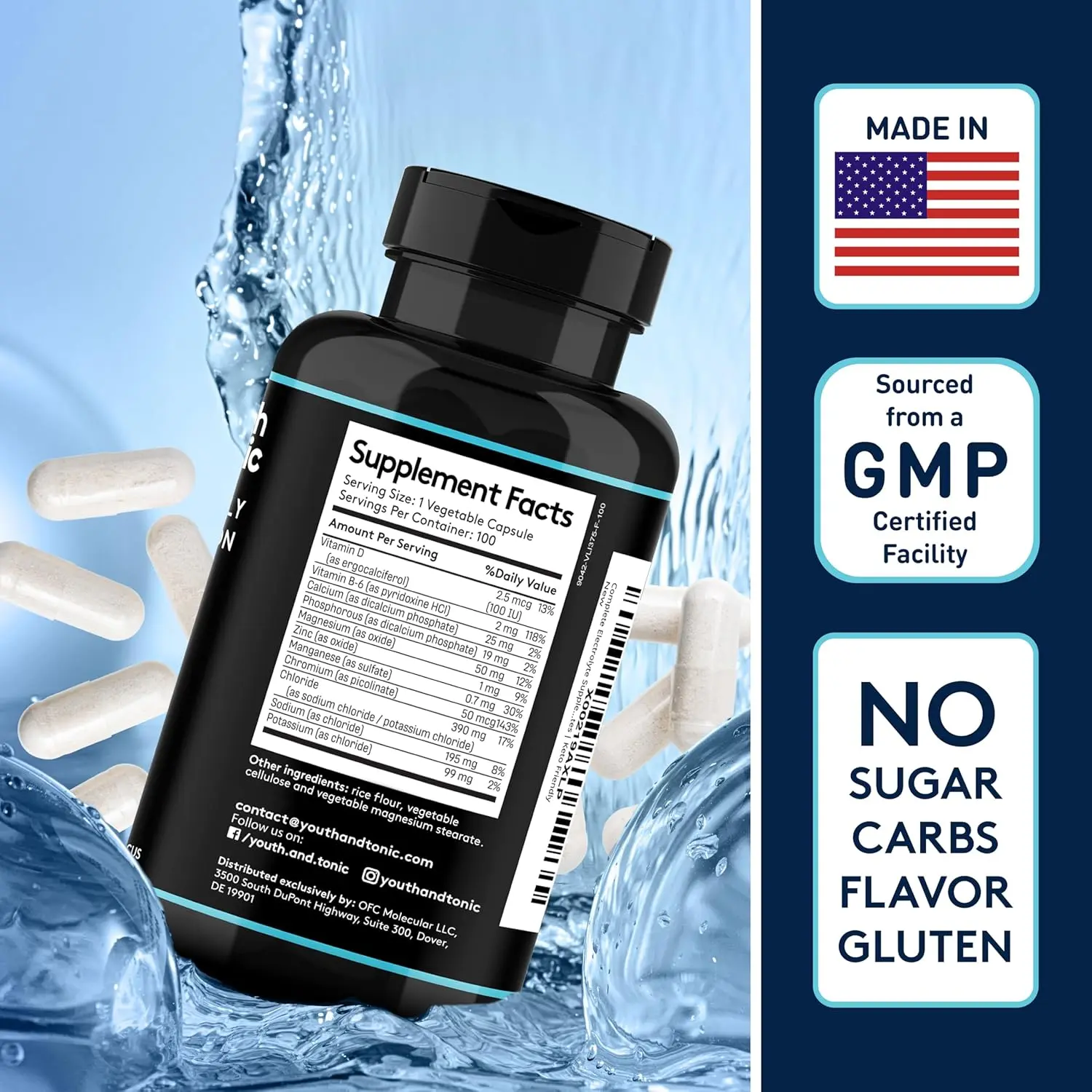 Youth & Tonic Complete Electrolyte Supplement